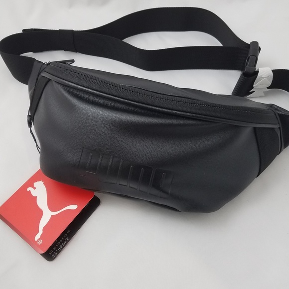 puma fanny pack black